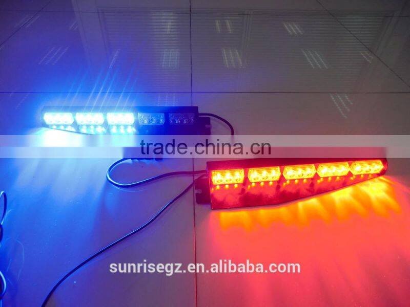 CAR WINDSHIELD LED STROBE FLASHING LIGHT,VISOR LED FLASH STROBE LIGHT (SR-LS-161T), 1W TOP BRIGHT TIR LED