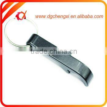 Practical Aluminum Silver Classical beer Bottle Opener Keychain