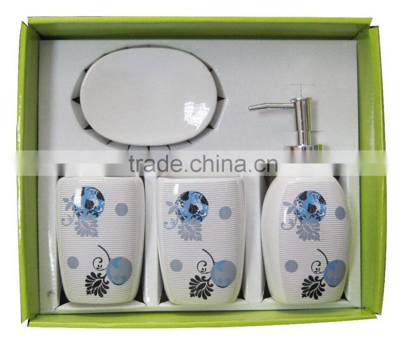 Eco-Friendly ceramic bathroom accessories set
