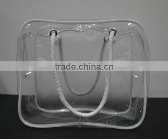 transparent pvc bag /clear pvc cosmetic bag