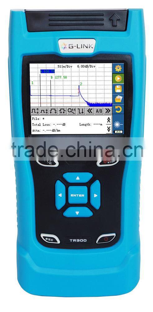 G-LINK TR306 Fiber Optical OTDR Tester 1310/1550+VFL 32/30dB handheld OTDR