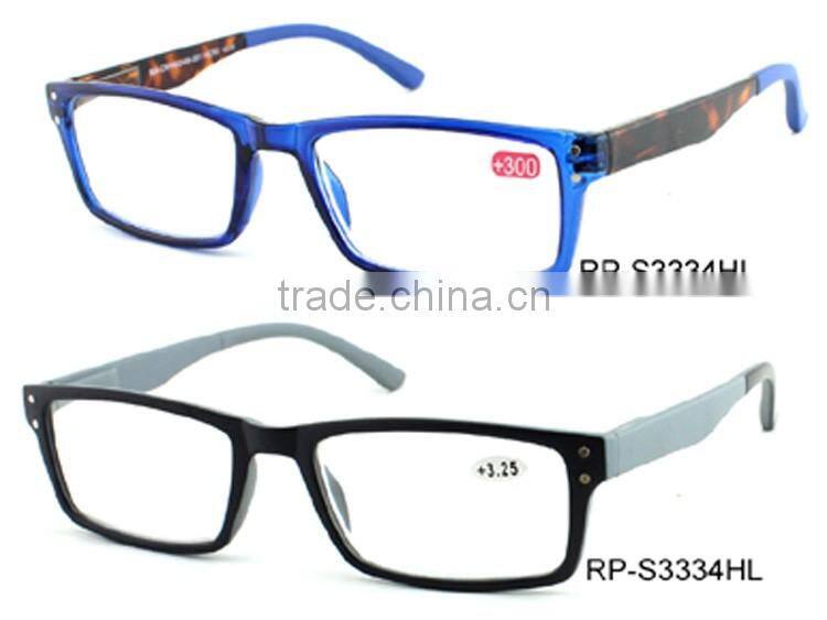 Wholesale grad. demi fashion design cheap promotional reading glasses with pouch