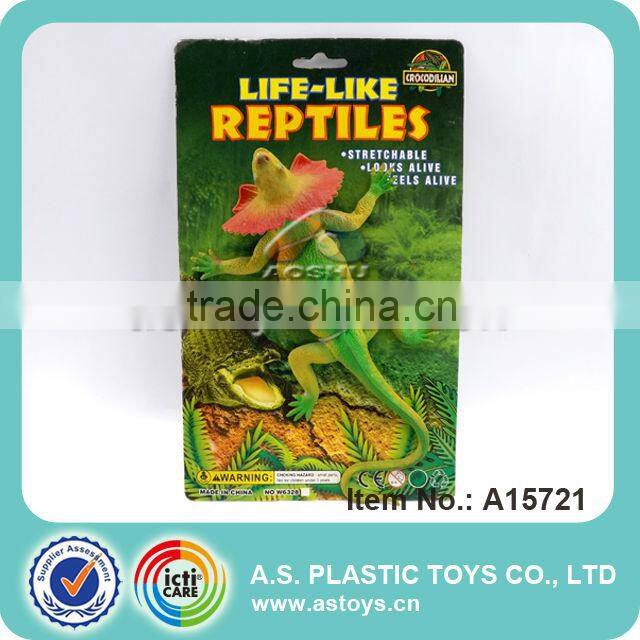 Sticky vivid TPR lizard toy for children