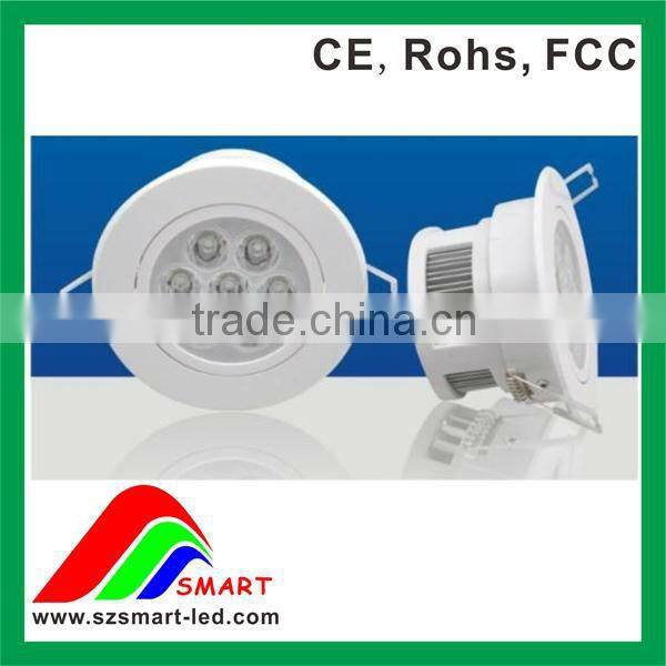 Square aluminum housing led ceiling downlight