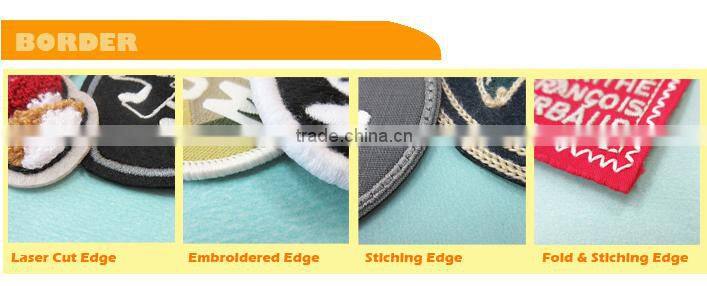 Vivid Felt Ground Hand Made Embroidery Fabric Label Badge