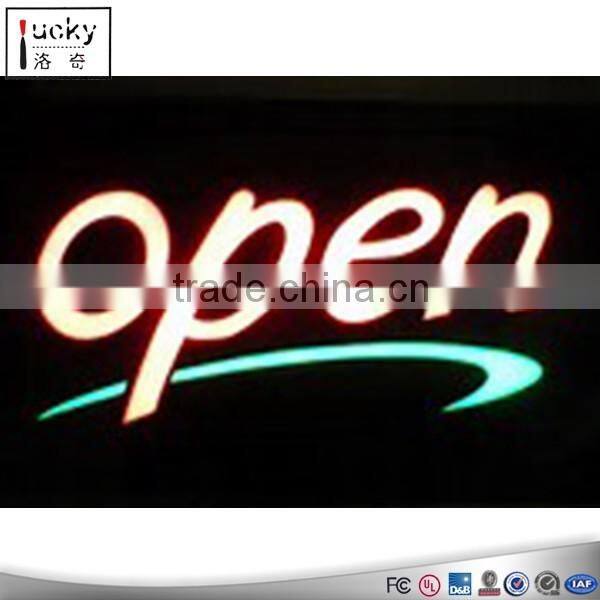 Acrylic led display stand with two legs