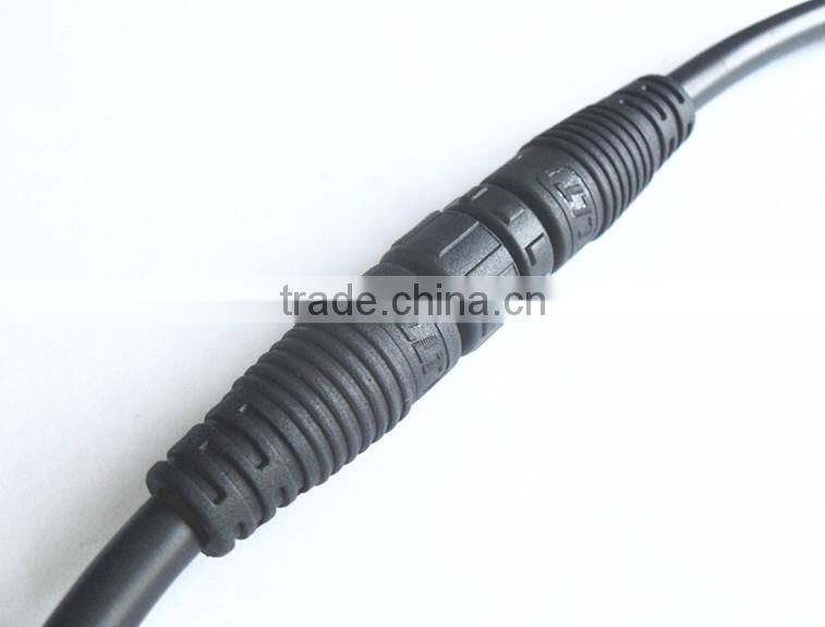 4 pin outdoor male female plastic waterproof connector