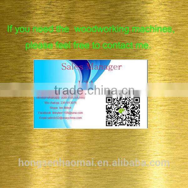 promotion machine laminating decorative film on plywood