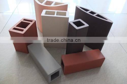 Different shape of terracotta louver with various size and color for facade wall