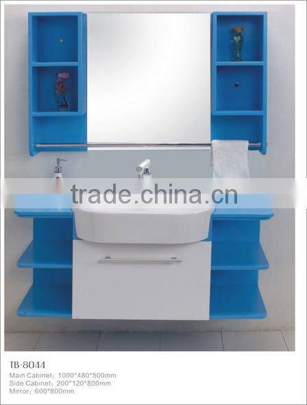 cheap price simple white corner bathroom cabinet