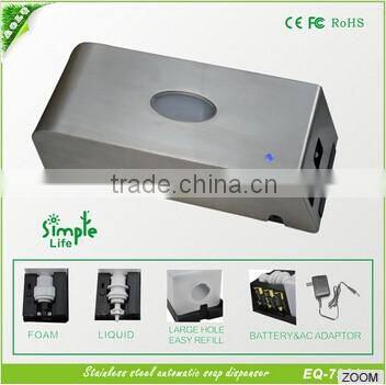 automatic liquid soap dispenser, sensor liquid wall mount soap dispenser, touchless stainless steel soap dispenser