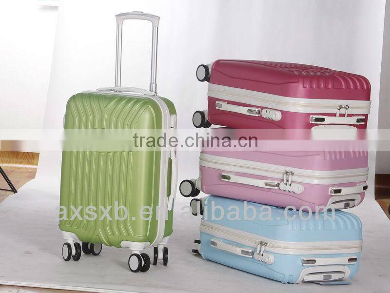 2013 ABS+PC 3 pcs 20 24 28 hard shell with lock on sale travel trolley cabin airplane boarding kids children trolley priting bag