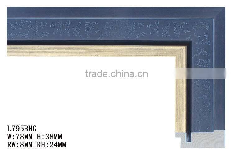 Best selling MDF Pine wooden wood polyurethane mirror frame