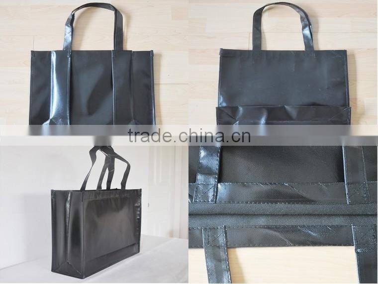 laminated tote bags black glossy laminated tote bag wholesale laminated tote bag