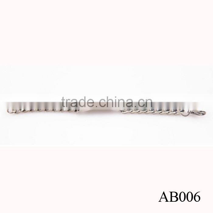 Stainless Steel Chain Charm Bracelet Leather Bracelet For Women/925 Silver Bracelet