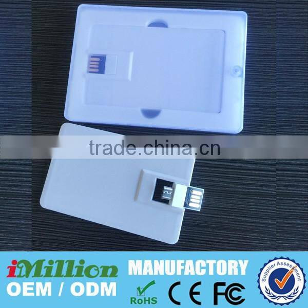 USB Business Card With Both Side Color Printing / USB Card / Credit Card USB