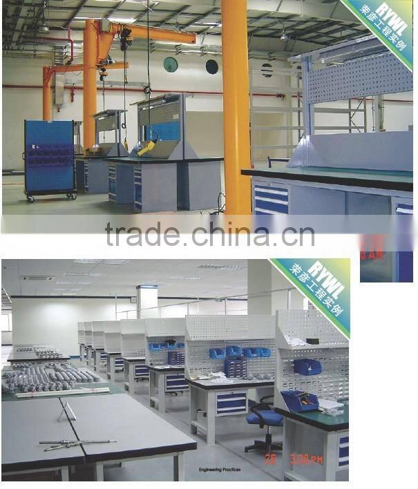 2015 Hot sale RYWL Heavy duty steel Custom Workbench with anti-skip pats