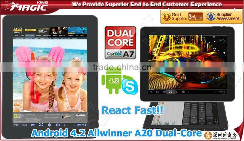 Boxchip capacitive touch screen replacement tablet 9.7 tablet pc