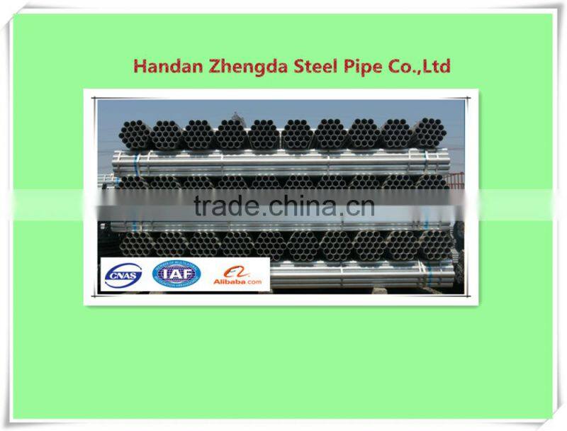 EN10210 21.3MM 1.9mm thickness Hot dip Galvanized Round Hollow Section