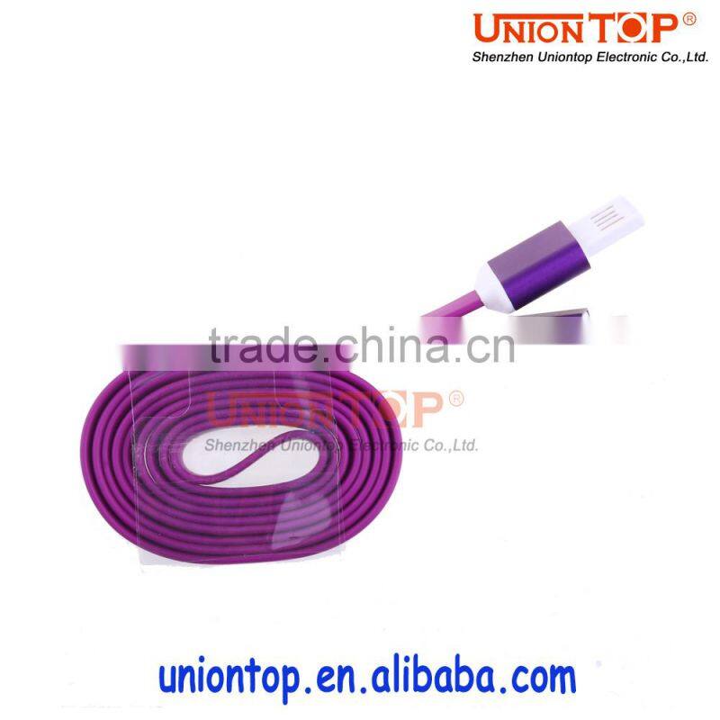 China Factory Price 1m two sided 8 pin usb cable for iphone 5