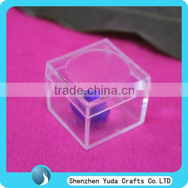 square clear bug magnifying plastic box, wholesale magnifier box for scientific use