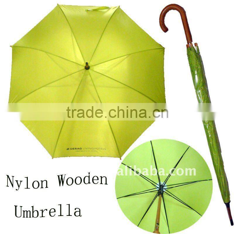 23" 8K straight wood umbrella