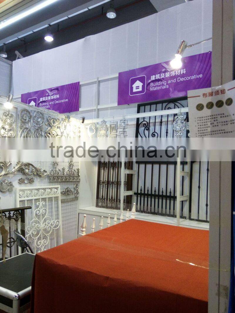 Wholesales low price wrought iron stair railing, garden stair railing, baluster design