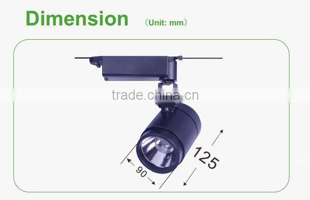 New arrival LED track light 90LM/W PF>0.95 Ra>90 led track light 5 year warranty