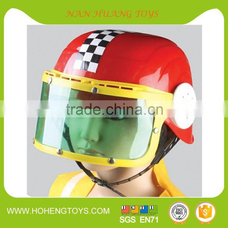 Toy helmet with visor hap with visor cap with visor