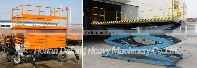 250kg Scissor Lift Platform with Electric Hydraulic Device for Sale