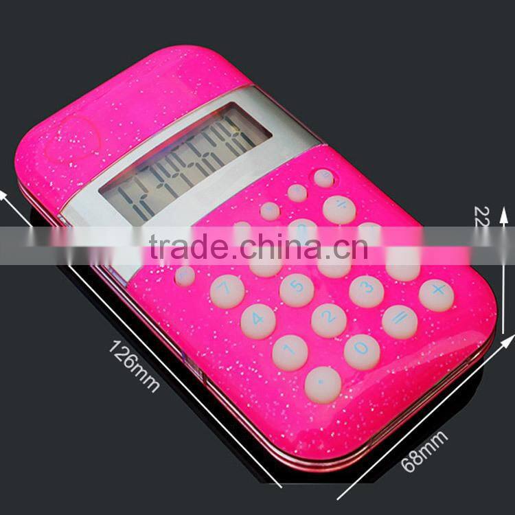 8 digts slim hand hold calculator