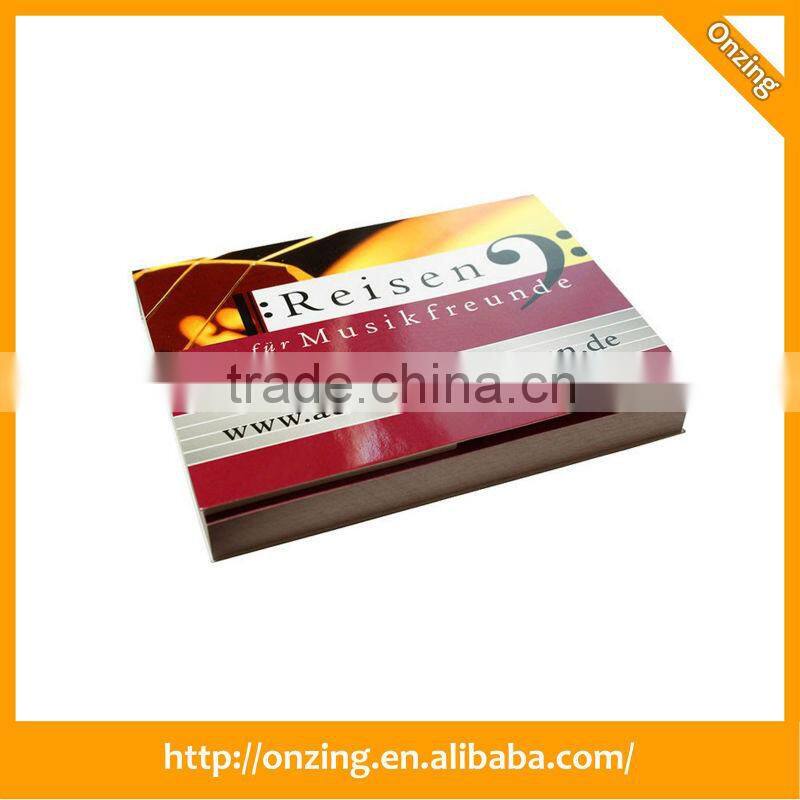 Onzing new hard paper cover notebook and sticky notes with index tabs