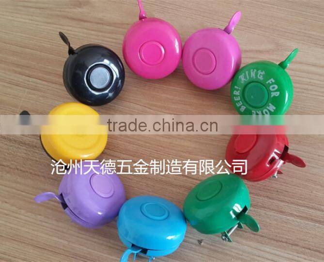 high quality bike part spray coating beer mug bell colourful bike accesory gas bicycle bell bike bells