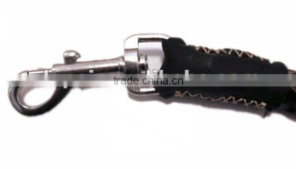 2012 Stylish Strong Round Braided Genuine Leather Dog Chain Leashes