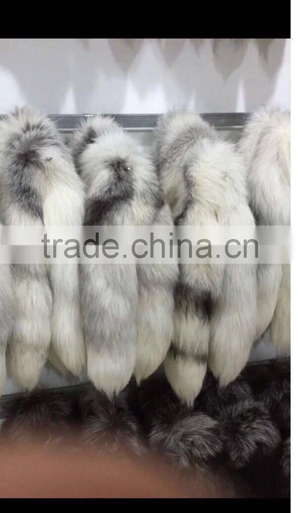 2016 factory price real natural cross fox fur scarf