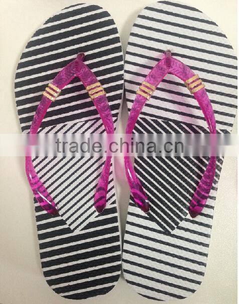 new soft women fashion basic rubber beach slippers
