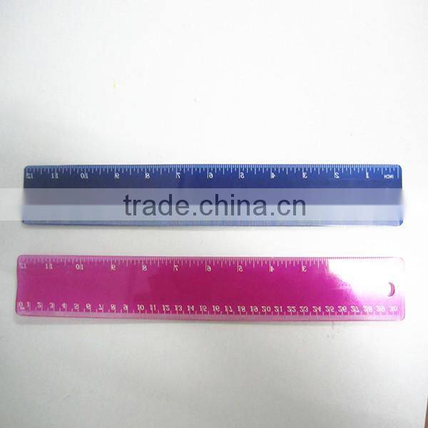 2015 cheap Flexible ruler 30cm ruler stationery ruler,soft ruler