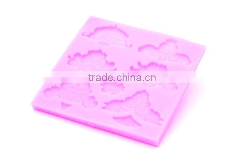 leaf shape silicone fondant mold cake mold leaf fondant mold