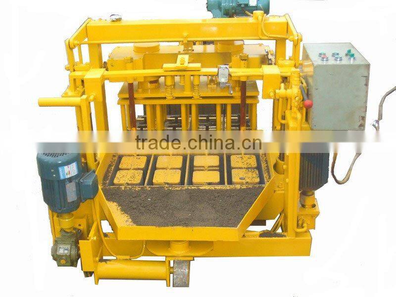 small manual hollow block making machine QT40-3A