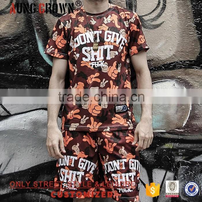 Short Sleeve Customized Breathable T Shirts Fashion DIY Printed Design Print