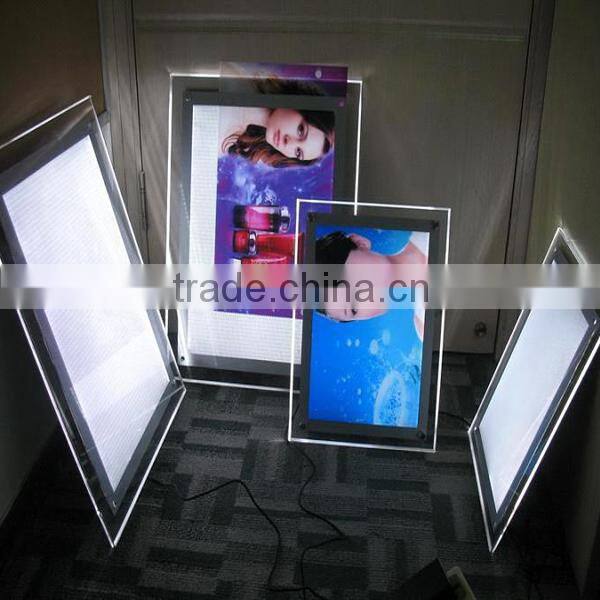 Super-slim advertising decorative light box