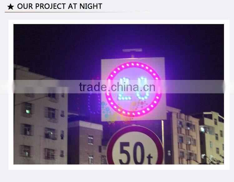 China LED Supplier Integrated Aluminum Board Solar Traffic Stop Sign