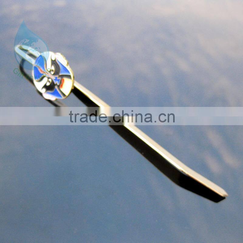 Fashion promotional metal bookmark/2014 popular bookmark metal