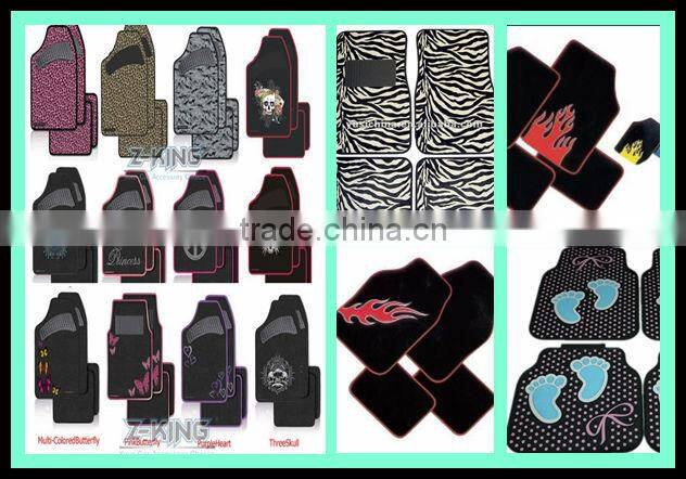 universal fitting car carpet cartoon design car mat