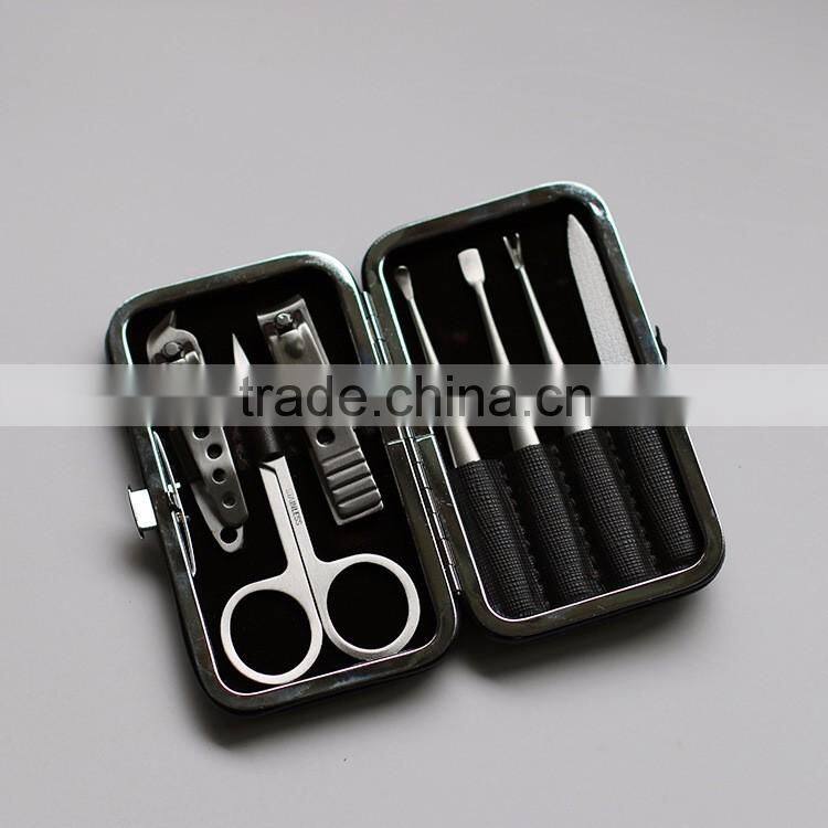 Bonvatt nail manicure set Hot selling high quality 7pcs men s pedicure manicure set