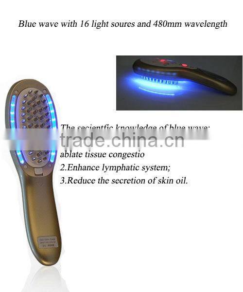 home use 3 in 1 massage electric hair growth comb beard brush wholesale