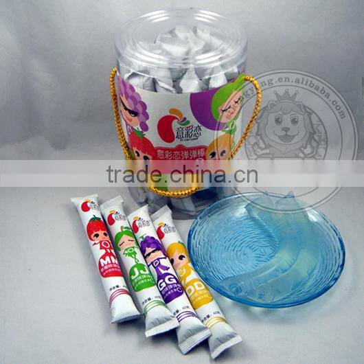 Transparent Ice Pop Fruit Jelly Juice Stick Bar