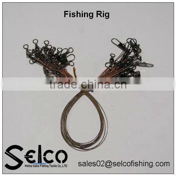 qualitied wire leader with swivel fishing tool
