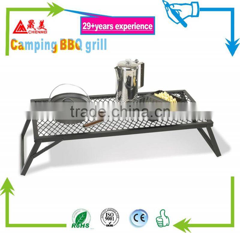 Outdoor and camping or campfire Cooking table grill