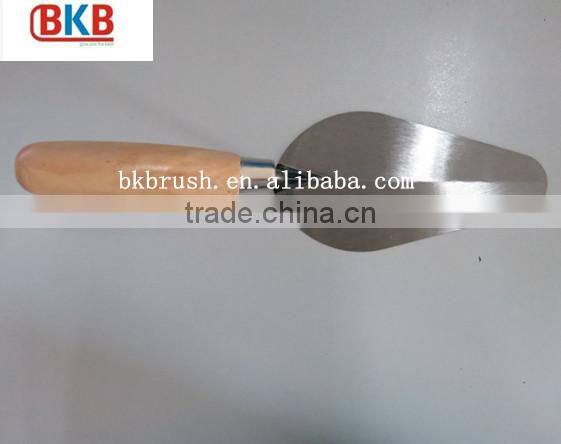 Round Corner Wood Handle Bricklaying Trowel